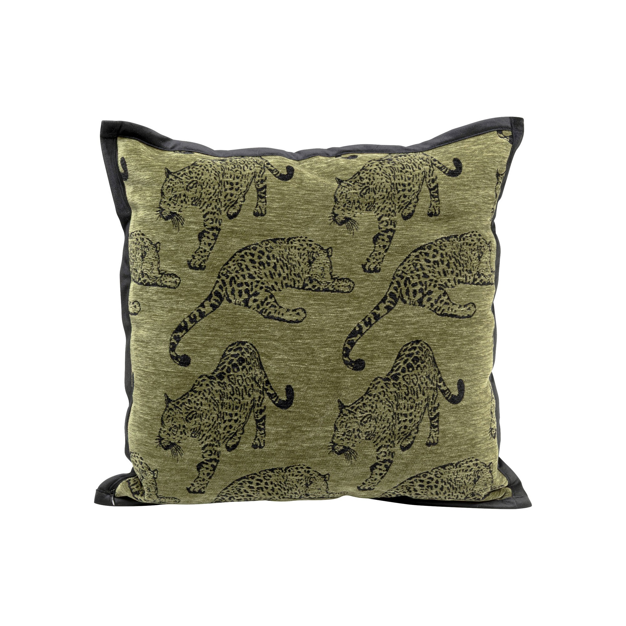 Cushion Tiger vert 45x45cm