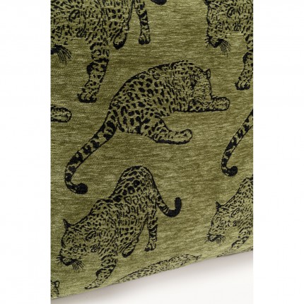 Coussin vert léopards Kare Design