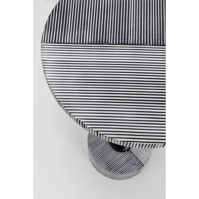 Table d appoint Domero double Noir Ø25cm