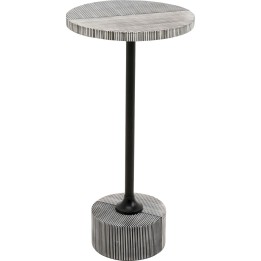 Table d appoint Domero double Noir Ø25cm