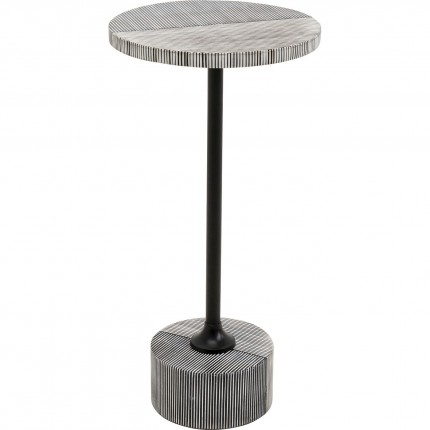 Table d'appoint Domero Double 25cm noire Kare Design