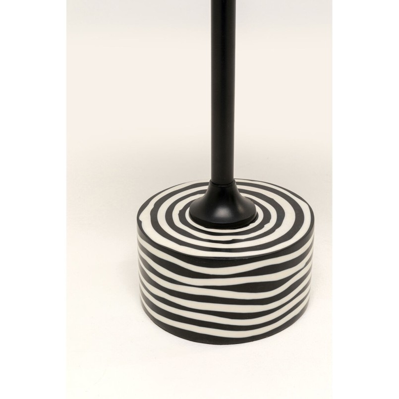 Table d appoint Domero Swirl Noir Ø25cm