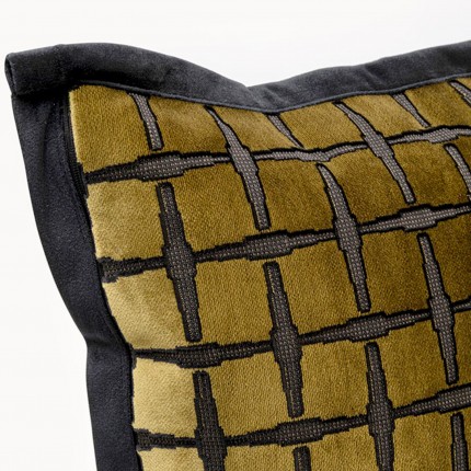 Coussin Jaqui vert Kare Design