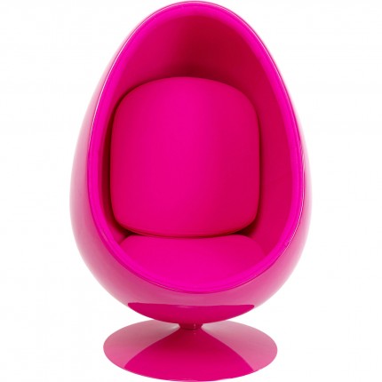 Fauteuil pivotant Eye Ball rose Kare Design