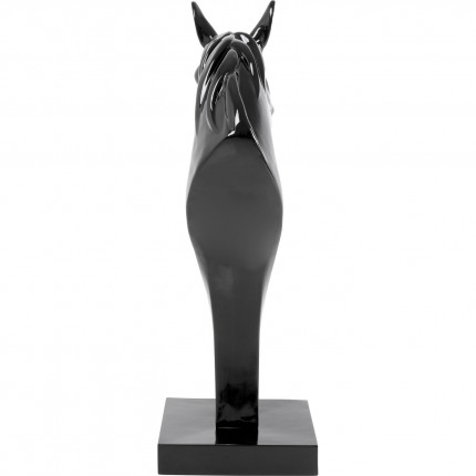 Déco tête de cheval noire XL 180cm Kare Design