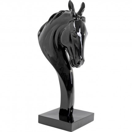 Déco tête de cheval noire XL 180cm Kare Design