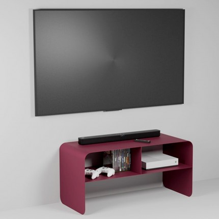 TV board Lounge 90x37cm purple Kare Design