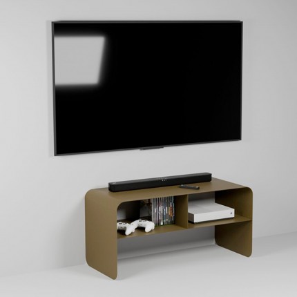 TV board Lounge 90x37cm bronze Kare Design