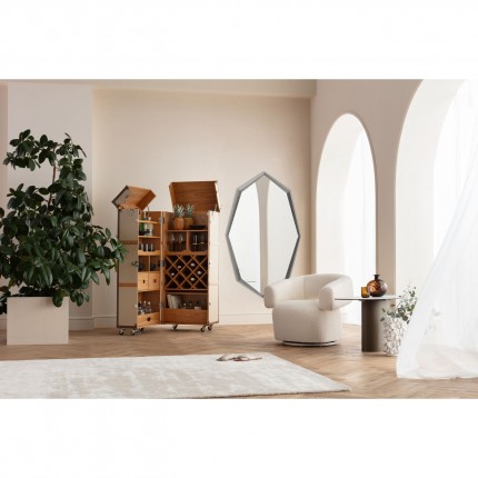 Wall Mirror Bea 150x90cm grey Kare Design