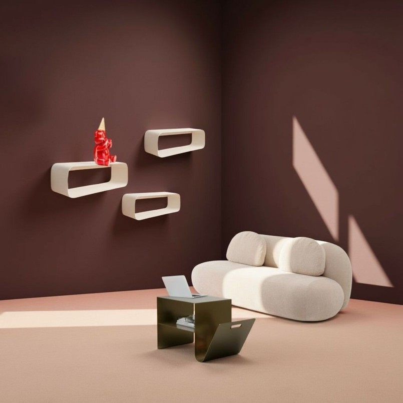 Étagère murale Lounge XS crème