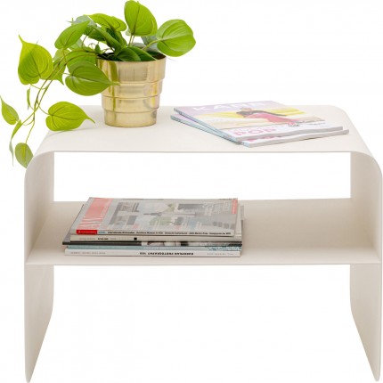 Table basse Lounge 58x37cm crème Kare Design