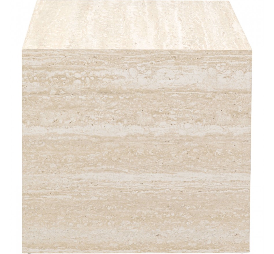 Table d'appoint Travertino 45x45cm Kare Design