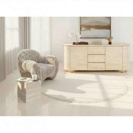 Table d'appoint Travertino 45x45cm Kare Design