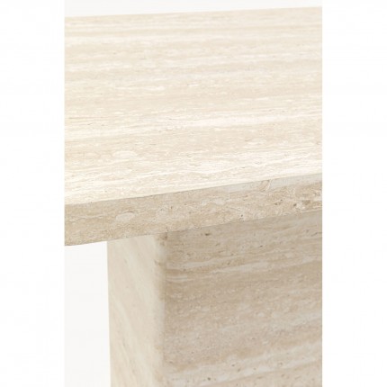 Table d'appoint Travertino 50x50cm Kare Design