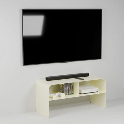 TV board Lounge 90x37cm cream Kare Design