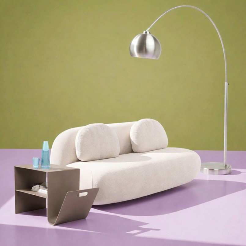 Side Table Lounge News taupe Kare Design