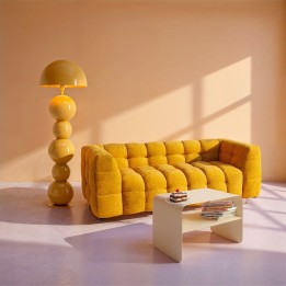 Table basse crème en acier - Lounge - Kare Design