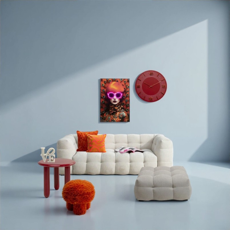 Tableau LED femme rousse - Fancy - Kare Design
