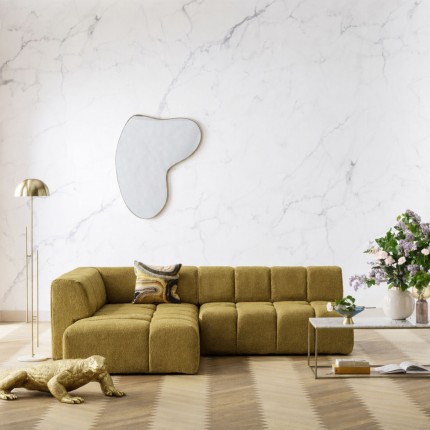 Corner Sofa Belami khaki left Kare Design