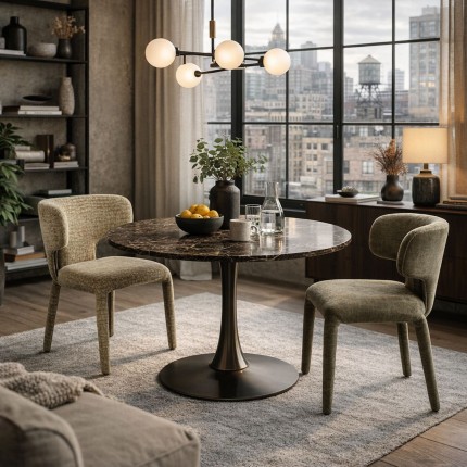 Chaise Tobi Mix verte Kare Design