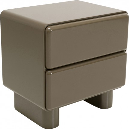 Chevet Eliano 2 tiroirs kaki Kare Design