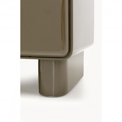 Nightstand Eliano 2 drawers khaki Kare Design