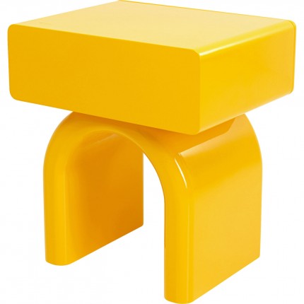 Chevet Eliano 1 tiroir jaune Kare Design