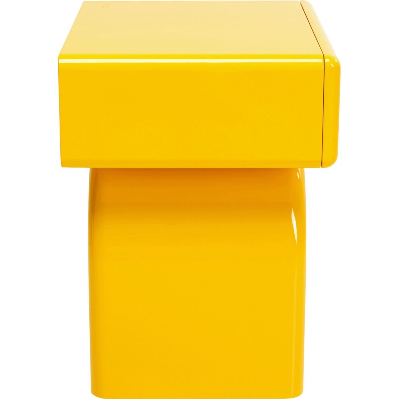 Petite commode Eliano jaune 57x50cm