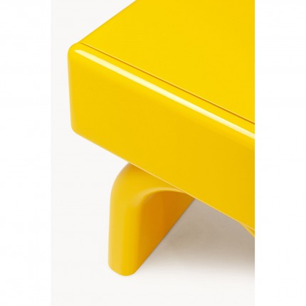 Chevet Eliano 1 tiroir jaune Kare Design