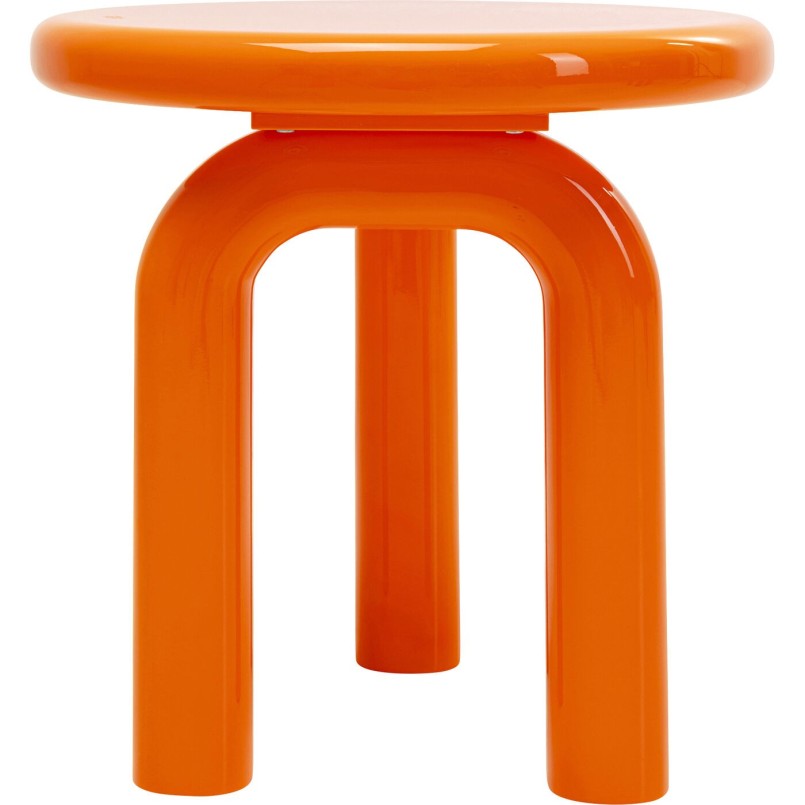 Table d appoint Eliano orange Ø50cm
