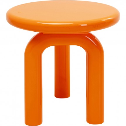 Table d'appoint Eliano orange 50cm Kare Design