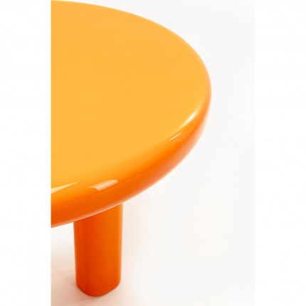 Table d'appoint Eliano orange 50cm Kare Design