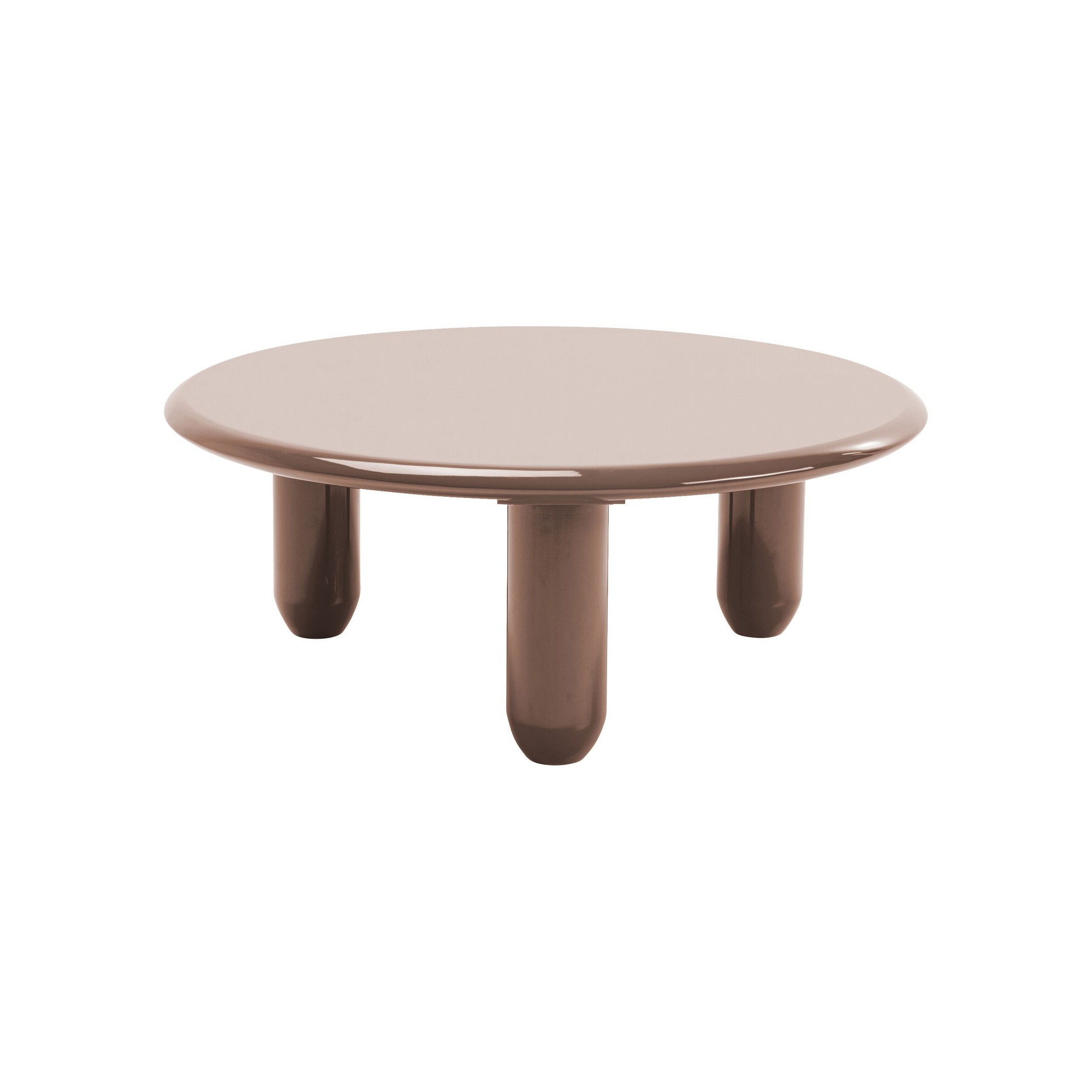 Table basse Eliano Mocha marron Ø90cm