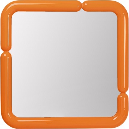 Miroir Eliano 90x90cm orange Kare Design