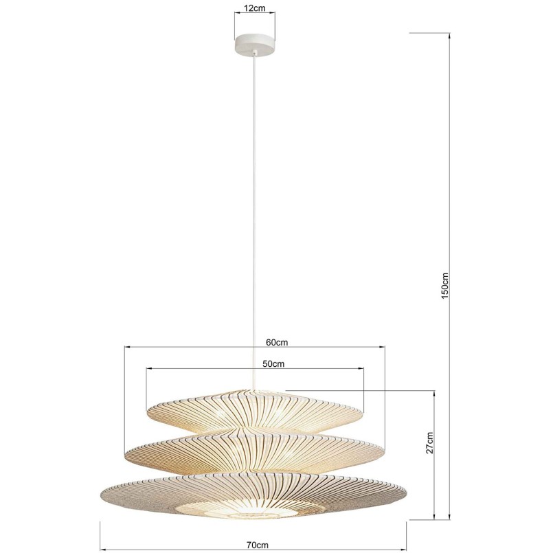 Pendant Lamp Facile Tre Ø70cm Kare Design