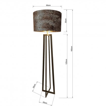 Floor Lamp Wildlife 160cm Kare Design