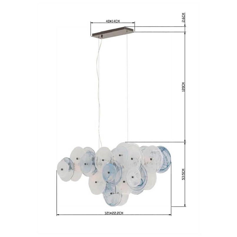 Pendant Lamp Aquamarine Kare Design