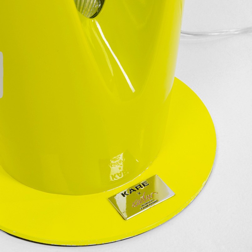 Lampadaire design vert - Flow Flame - Kare Design