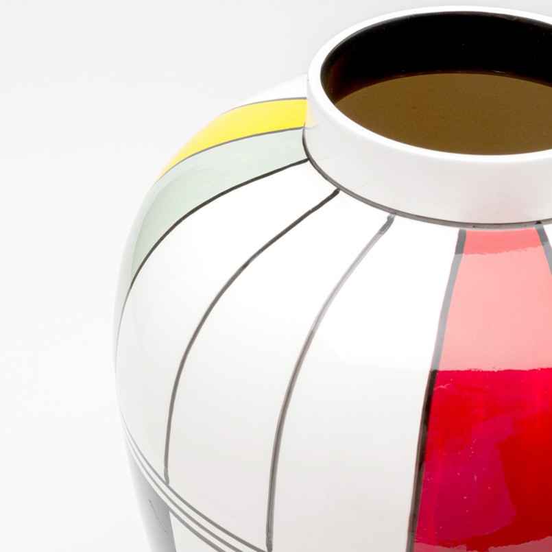 Vase blanc blocs de couleurs - Primary - Kare Design