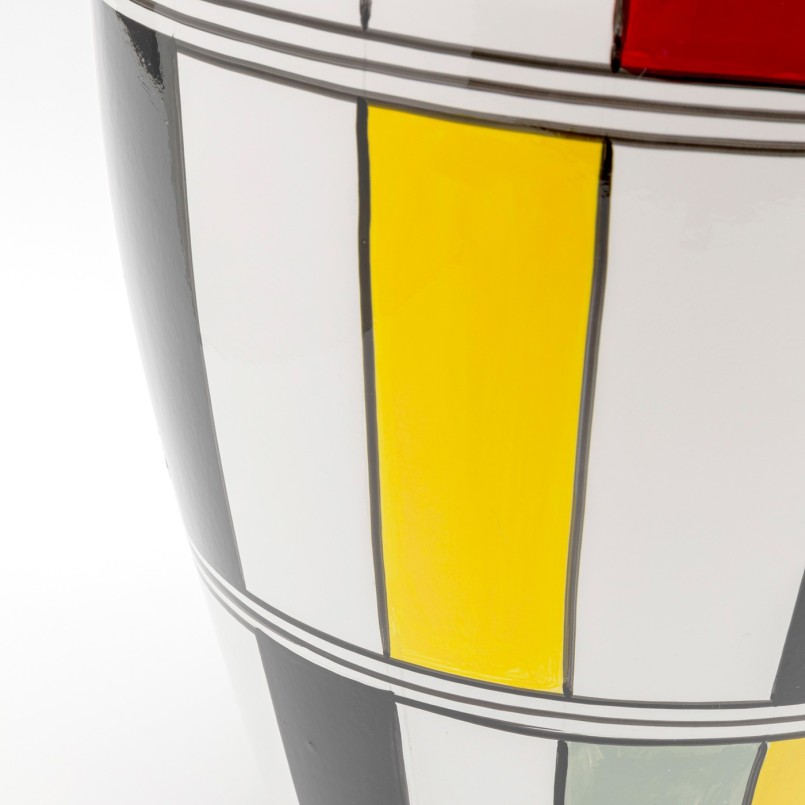Vase blanc blocs de couleurs - Primary - Kare Design