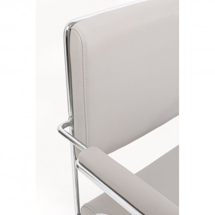 Chaise de bureau pivotante Dottore grise Kare Design