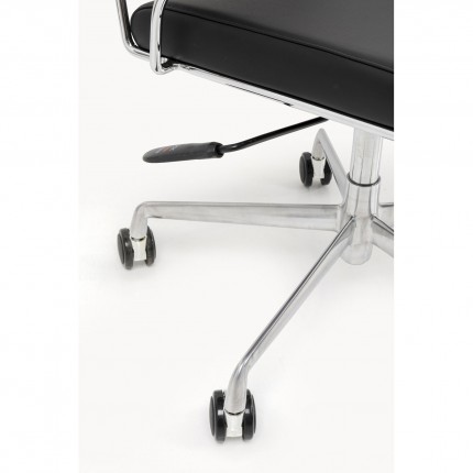 Chaise de bureau pivotante Dottore noire Kare Design