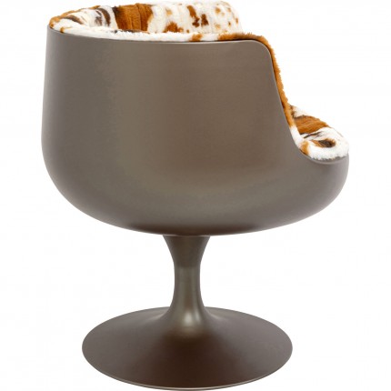 Fauteuil pivotant Club vache Kare Design