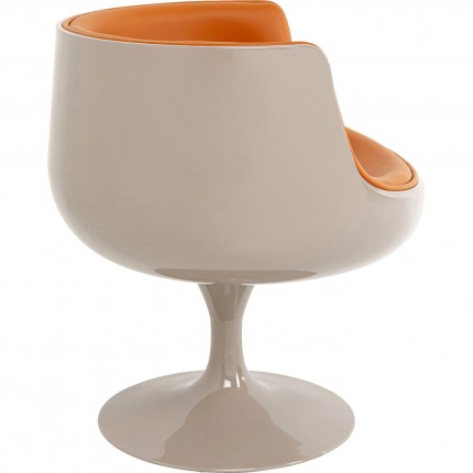 Swivel Armchair Club orange Kare Design