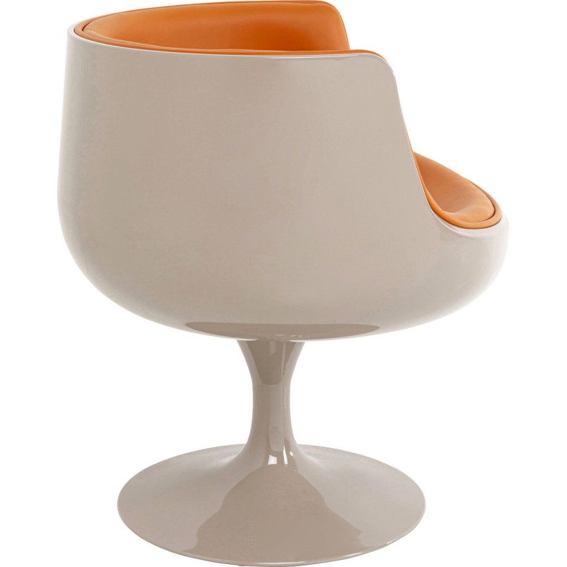 Chaise pivotante  Club orange
