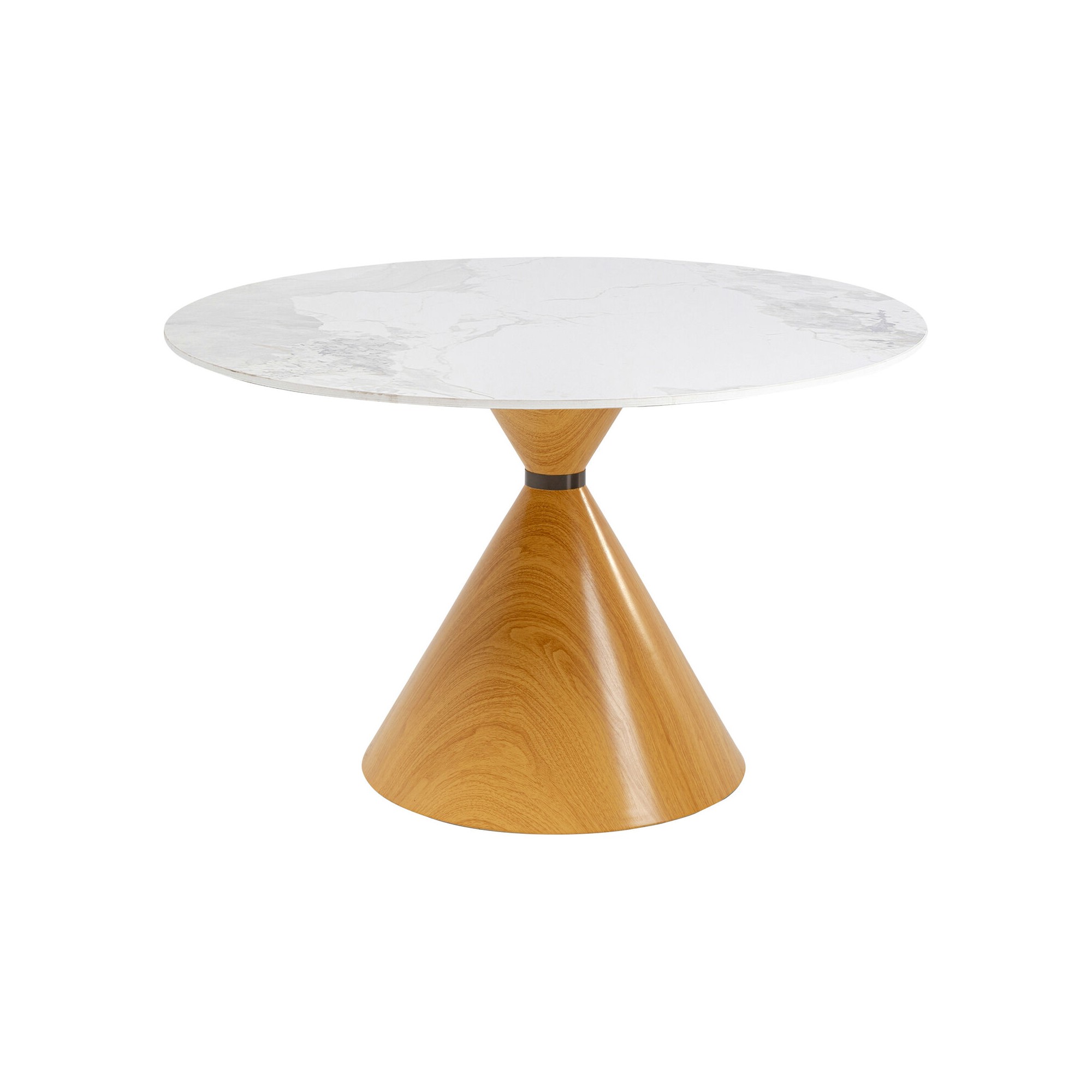 Table Cono Ceramic chêne Ø120cm