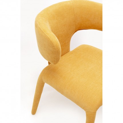 Chair Tobi yellow Kare Design