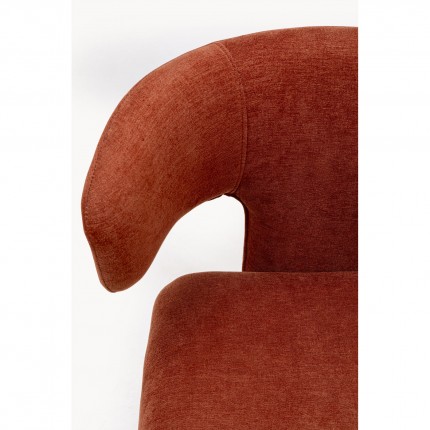 Chaise Tobi rouge Kare Design