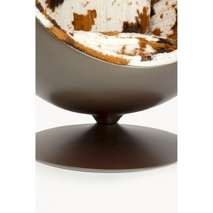 Swivel Armchair Eye Ball cow Kare Design