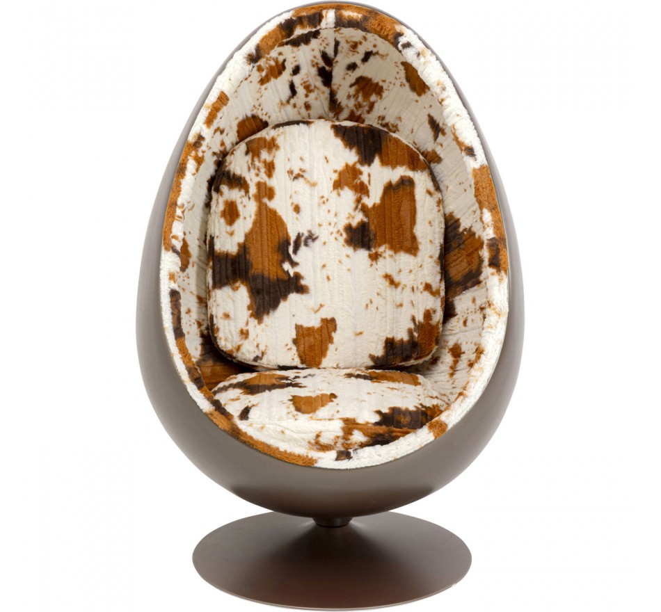 Swivel Armchair Eye Ball cow Kare Design